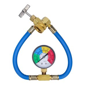 Alaska Refrigerants R134a Schlauch & Manometer (1/2 Acme-Flaschenanschluss)