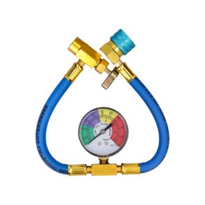 Alaska Refrigerants R1234yf Schlauch & Manometer (1/2 Acme-Flaschenanschluss)