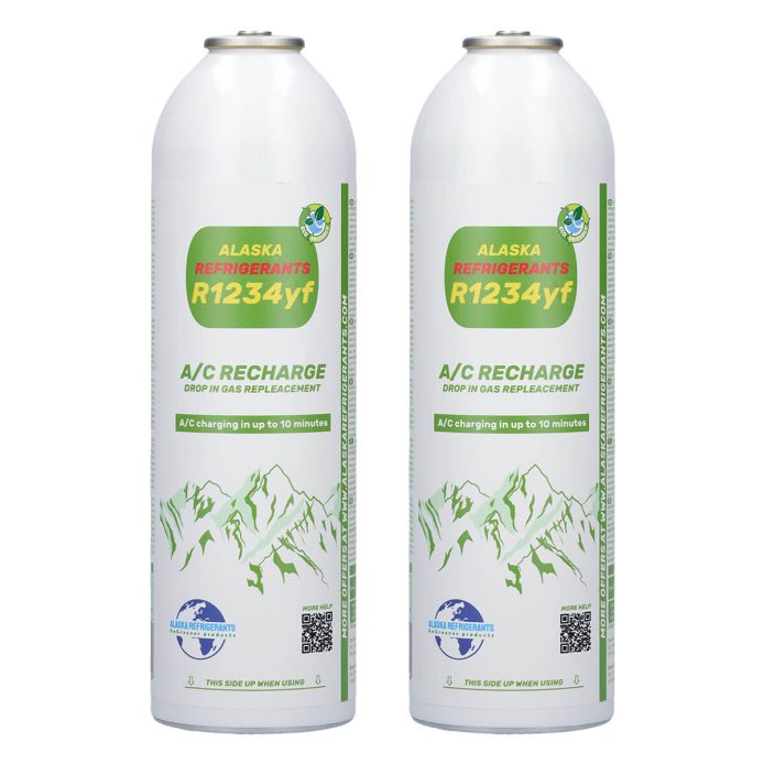 2 x Alaska Refrigerants R1234yf Ersatzkältemittel für Fahrzeuge